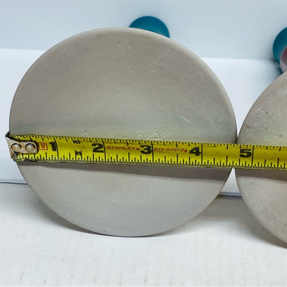 Walt Glass Signed Art Pottery Candlestick Candle Holder Texas Sunset - Picture 11 of 11